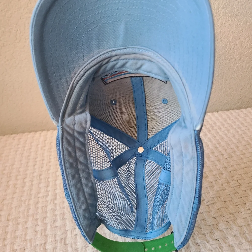 Patagonia Light Blue Mesh Baseball Cap One Size Fits Most - Picture 3 of 7